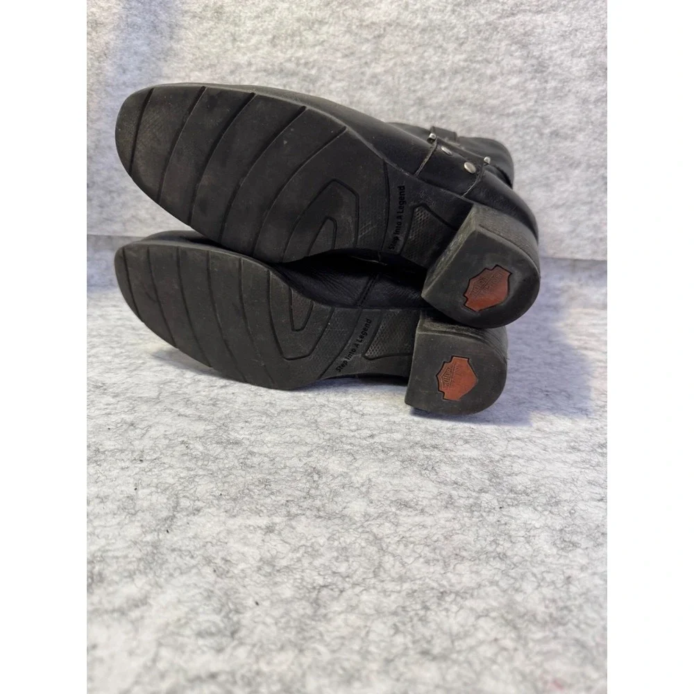 Woman's Harley Davidson Motorcycle Boots Size 7 Summer Winter Black. bag